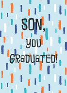 Son Graduation Classic Multicoloured Pattern