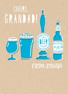 Grandad Beer Bottle Custom Birthday