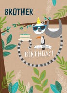 Brother Birthday Jungle Animals Design