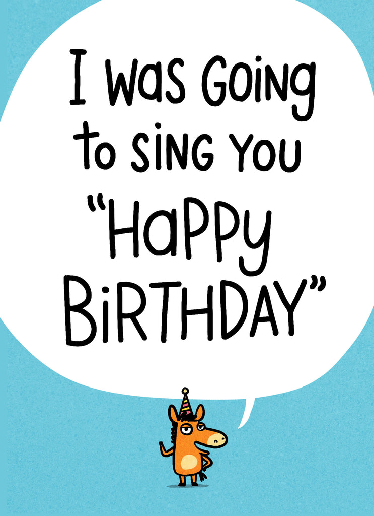 Funny Birthday Speech Bubble Was Going To