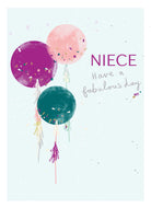 Classic Niece Birthday Editable Balloons