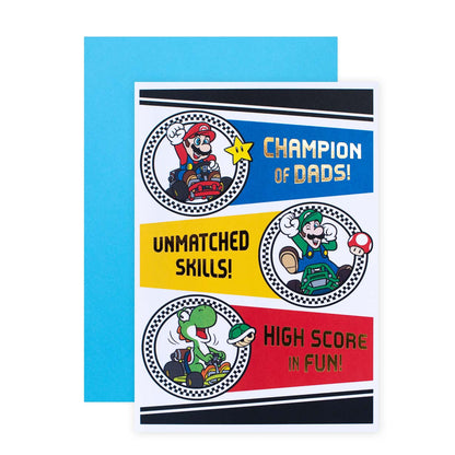 Hallmark Super Mario Father's Day Card - Champion of Dads!