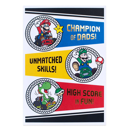 Hallmark Super Mario Father's Day Card - Champion of Dads!