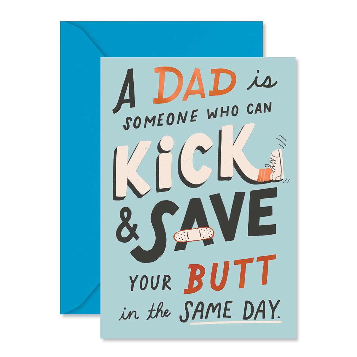 Hallmark Father's Day Card - Kick & Save Your Butt
