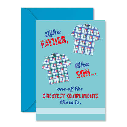 Hallmark Father's Day Card - Like Father, Like Son