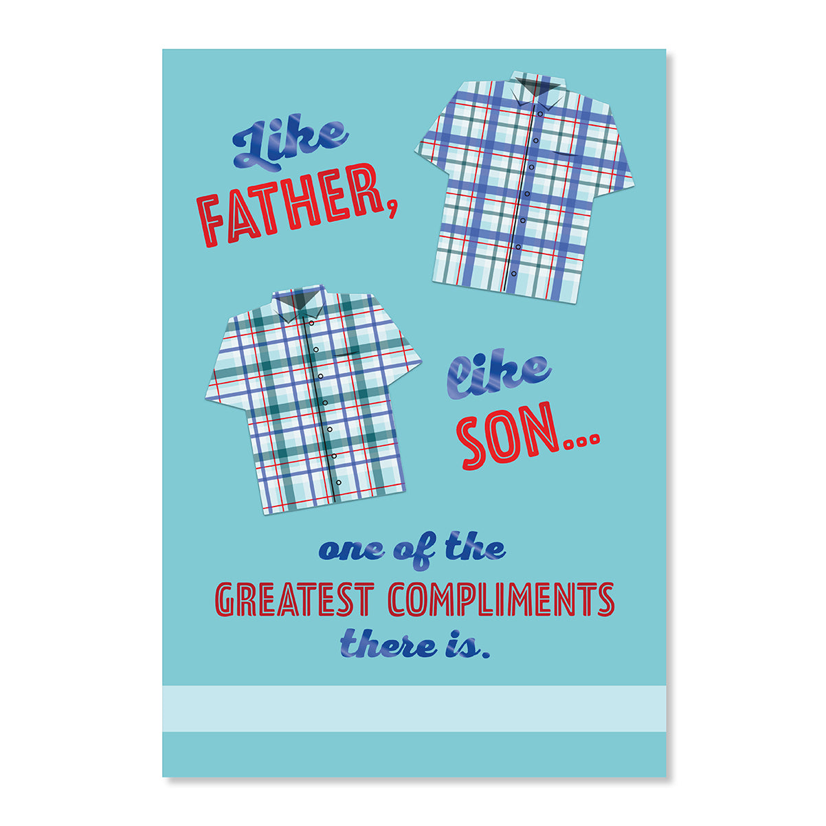 Hallmark Father's Day Card - Like Father, Like Son