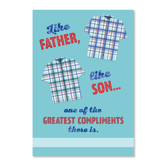 Hallmark Father's Day Card - Like Father, Like Son