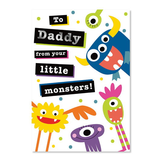 Hallmark Father's Day Card - Little Monsters