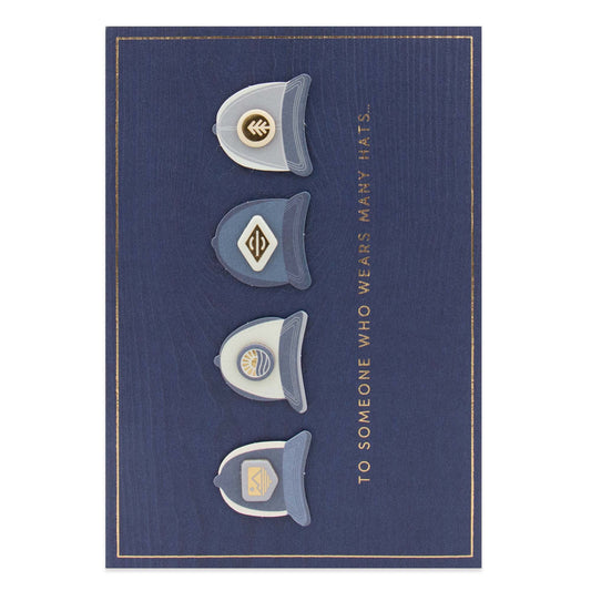 Hallmark Signature Father's Day Card - Many Hats