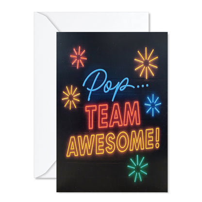 Hallmark Greeting Card For Pop - Team Awesome!