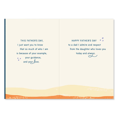 Hallmark Father's Day Card From Daughter  - Guidance & Love