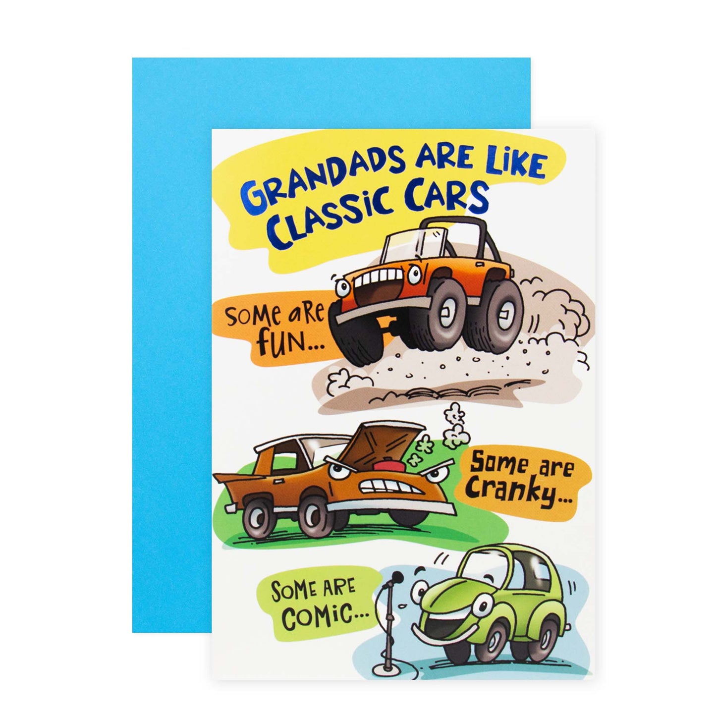Hallmark Father's Day Card For Grandad - Classic Cars