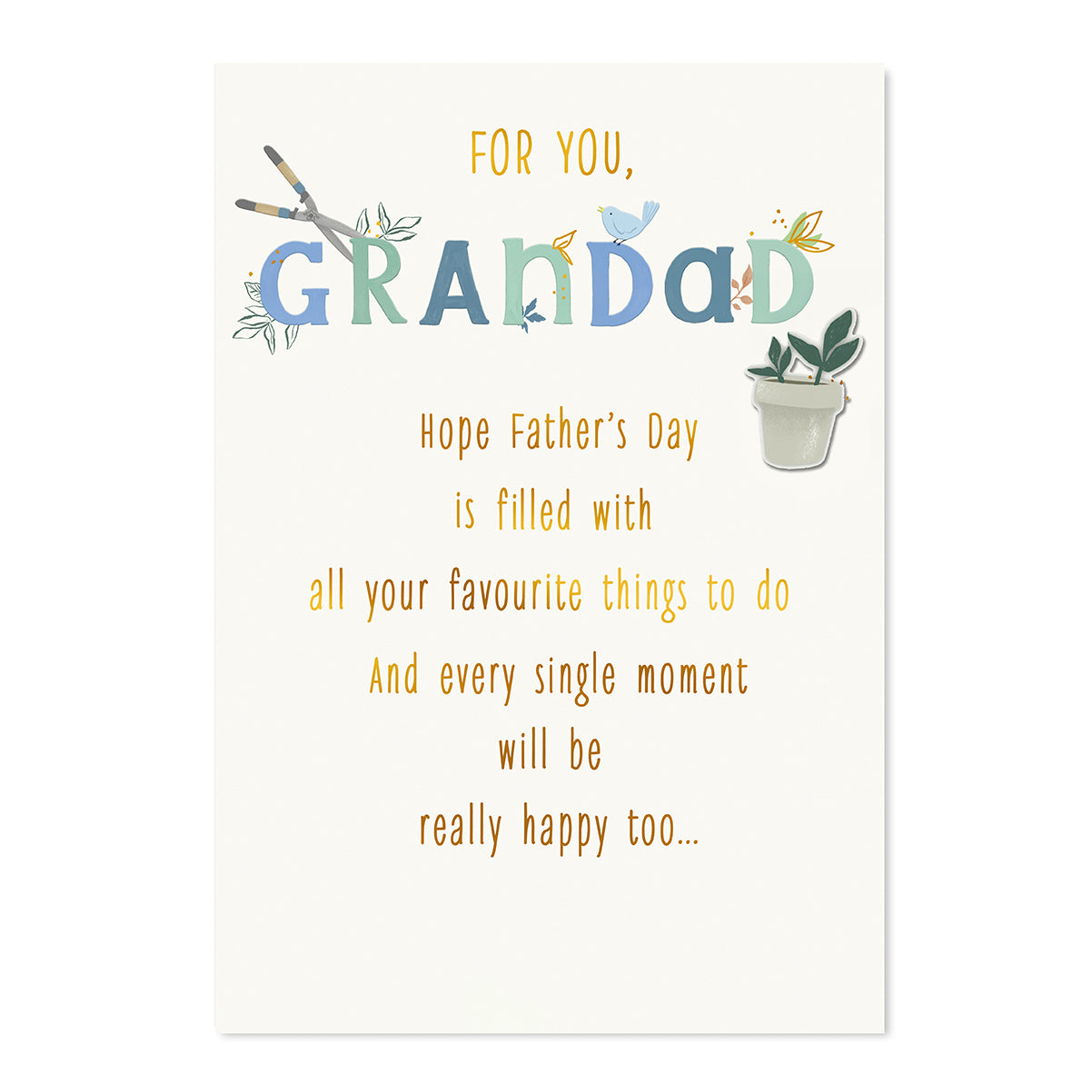 Hallmark Father's Day Card For Grandad - Favourite Things