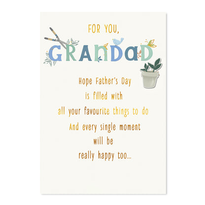 Hallmark Father's Day Card For Grandad - Favourite Things