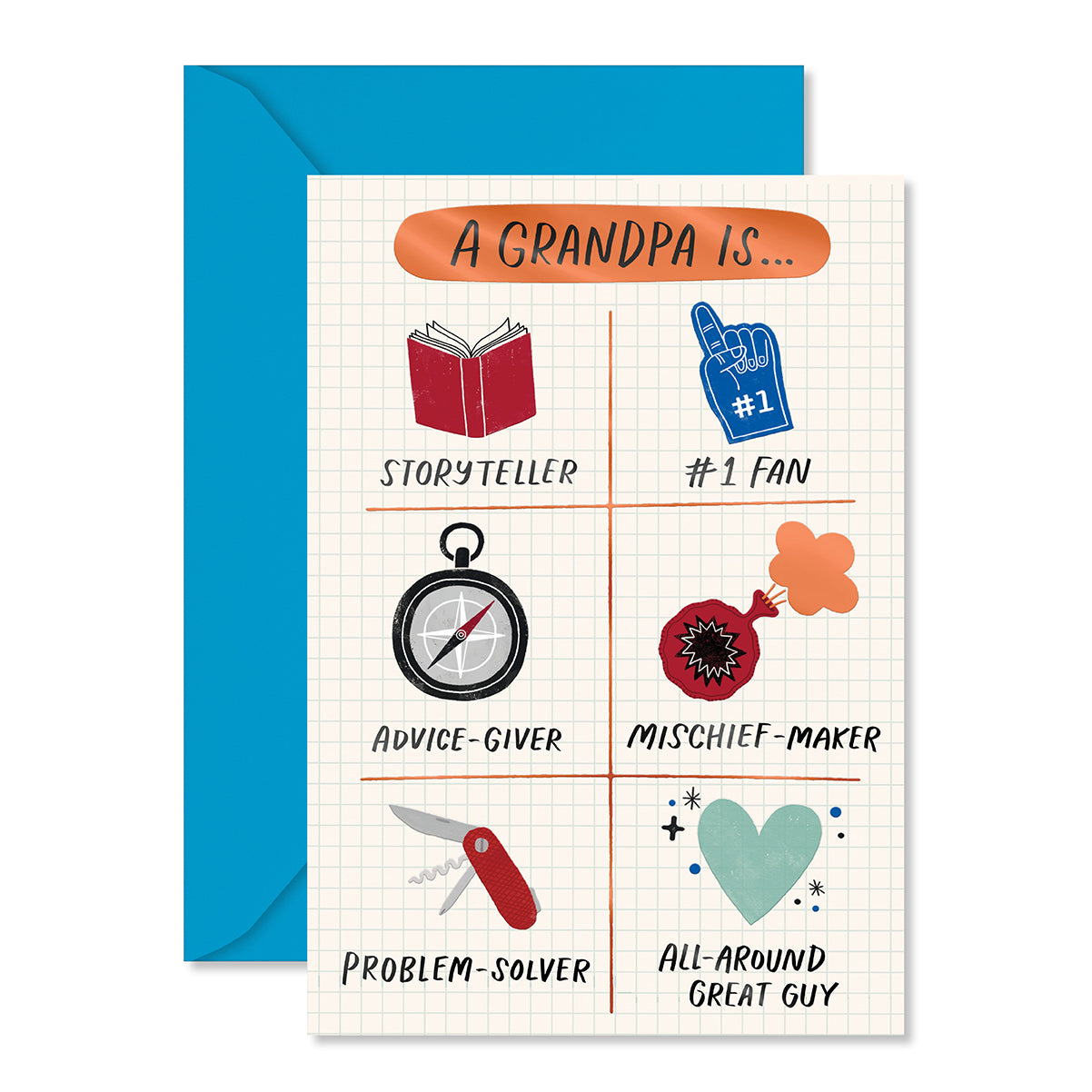 Hallmark Father's Day Card For Grandpa - Thankful For