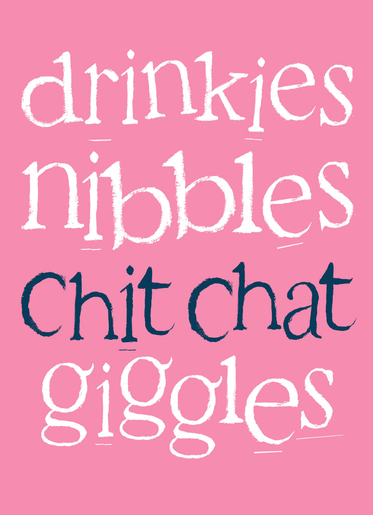 Funny Birthday Typographic Drinkies  Chat Giggles