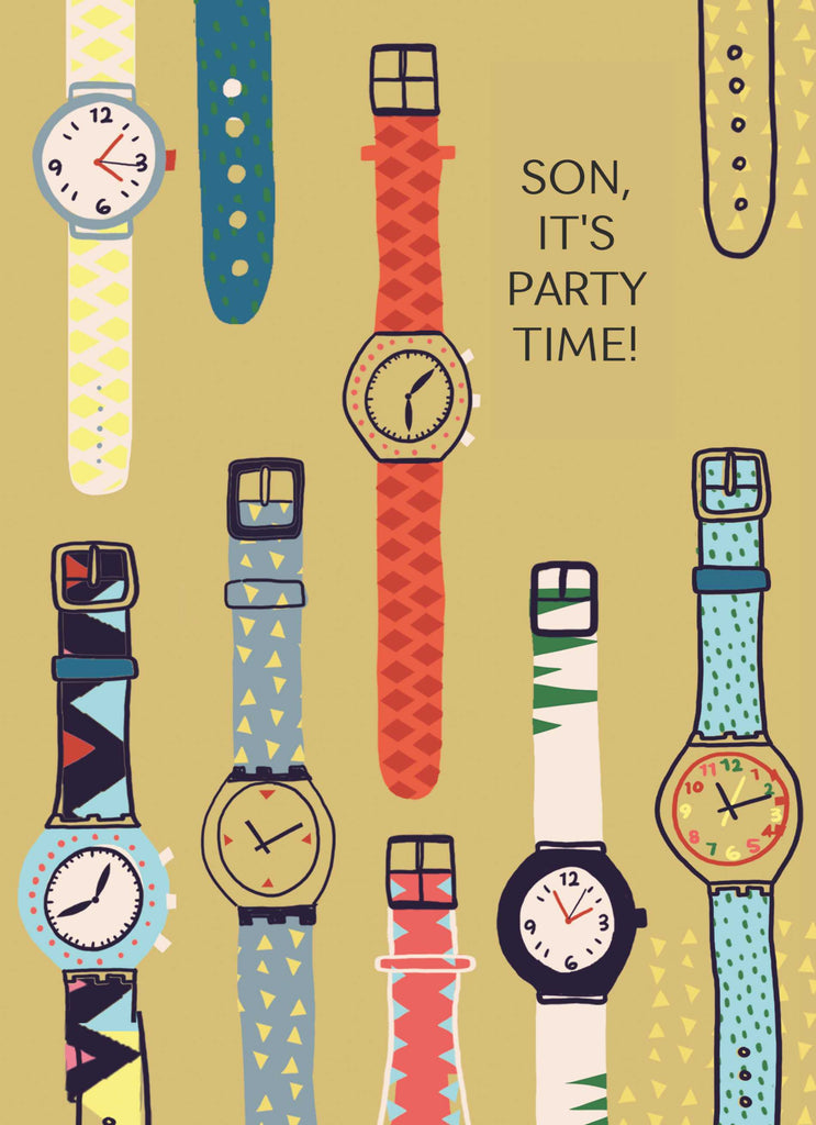 Son Editable Wrist Watches Pattern