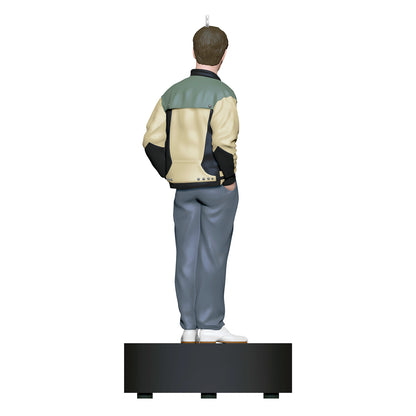 Ferris Bueller's Day Off Ferris Bueller With Sound — 2026 Hallmark Keepsake Christmas Ornament, rear view, detailed jacket design, collectible decoration.