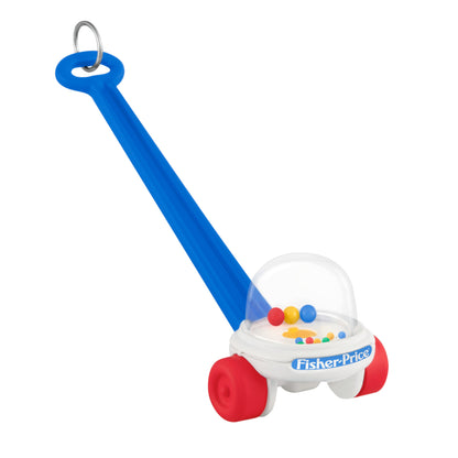 Fisher-Price™ Corn Popper™ — 2025 Hallmark Keepsake Christmas Ornament, bright colours, detailed design, side view