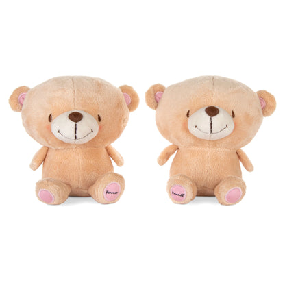 Forever Friends Better Together - Magnetic Plush Pair featuring two soft, adorable teddy bears with embroidered details and smiling faces.
