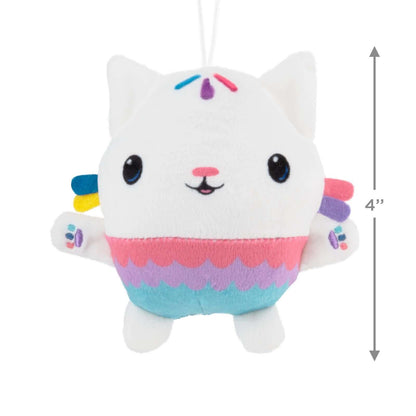 Gabby's Dollhouse Cakey Cat, Fabric - Hallmark Christmas Ornament, 10cm plush design with colourful details, front view