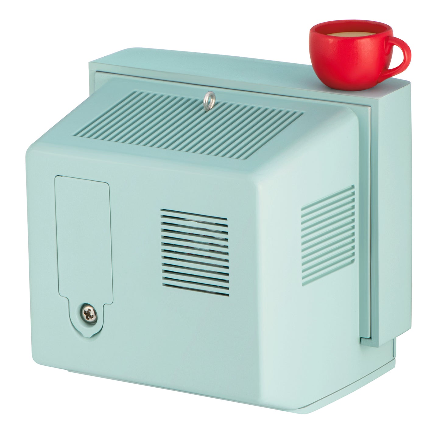 Gilmore Girls With Light and Sound — 2026 Hallmark Keepsake Christmas Ornament in retro TV design featuring a red latte mug.