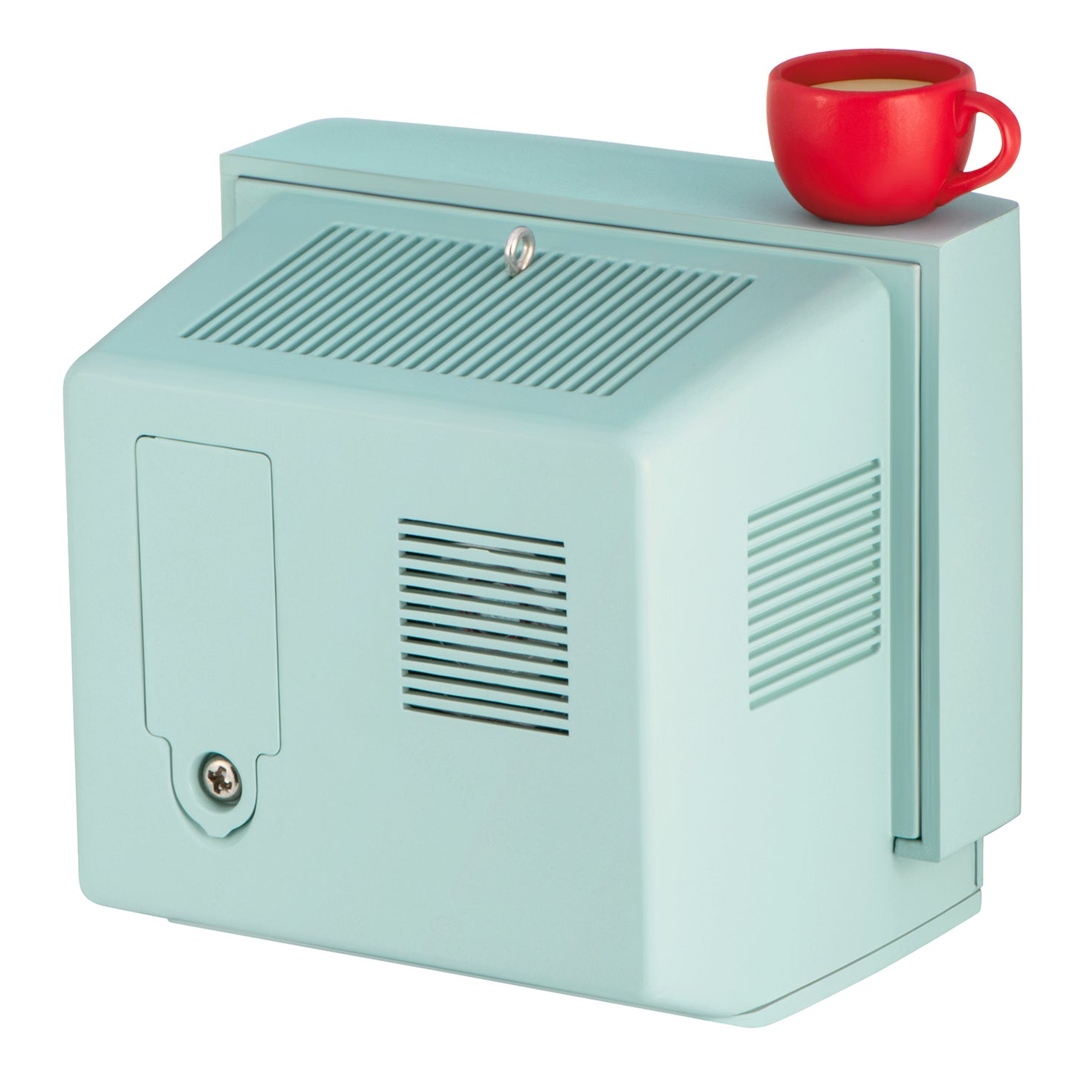 Gilmore Girls With Light and Sound — 2026 Hallmark Keepsake Christmas Ornament in retro TV design featuring a red latte mug.
