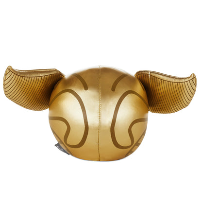 Harry Potter™ Golden Snitch™ Musical Plush With Motion, 8" with detailed wing design, back view showcasing plush texture.