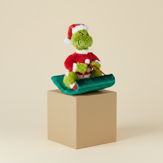 Dr. Seuss's How the Grinch Stole Christmas!™ Grinch on Sled Musical Plush With Motion