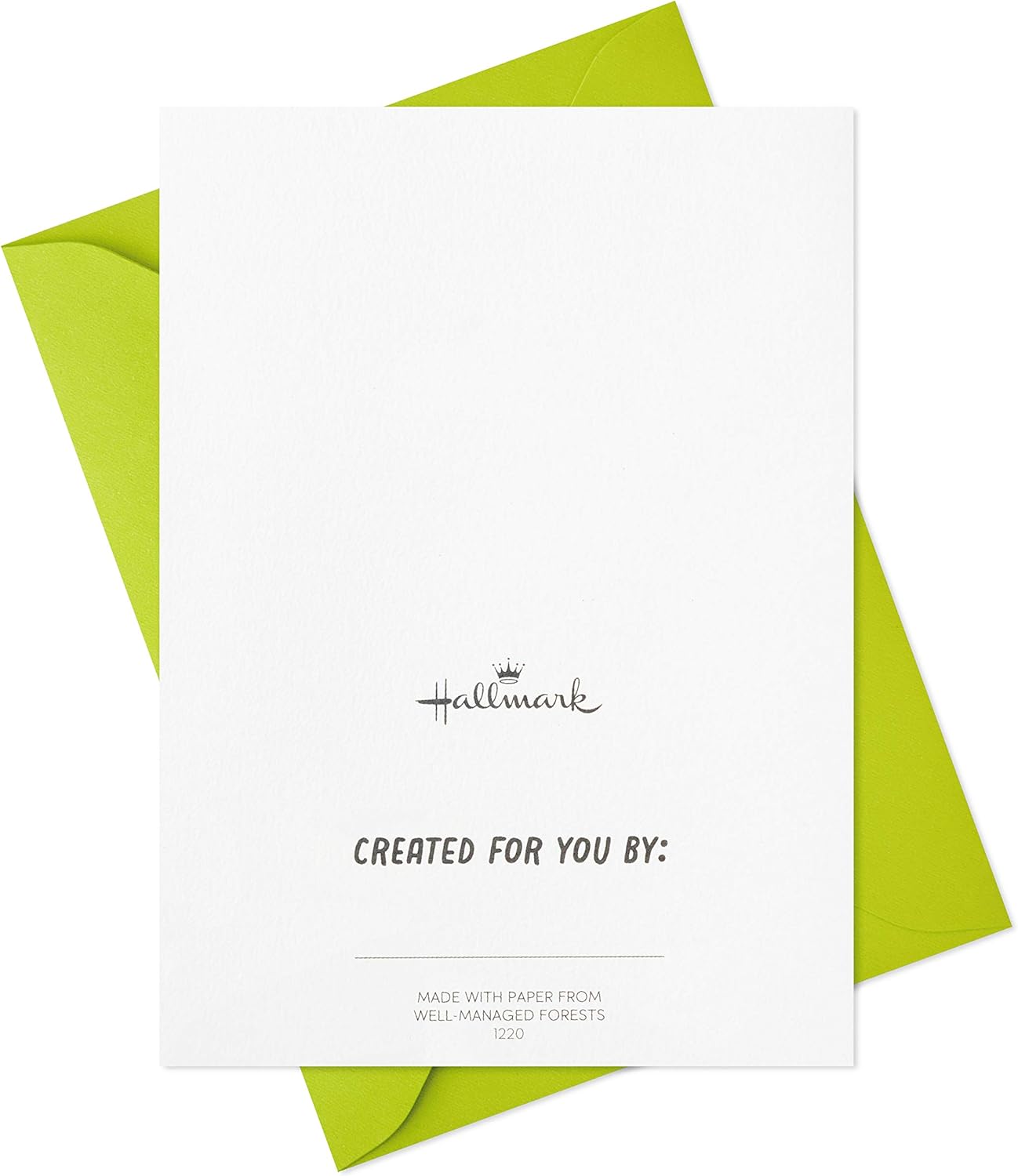 Hallmark Crayola Coloring Cards Assortment, 8 Cards with Envelopes and Markers, blank card showing green envelope and text details