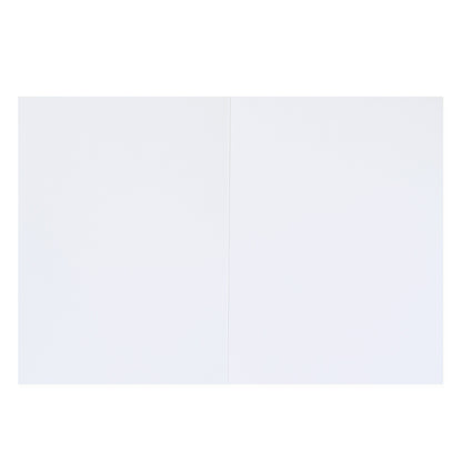 Hallmark Colossal Greeting Card - XOXO, blank inside for personal messages, flat lay view showing open card design.