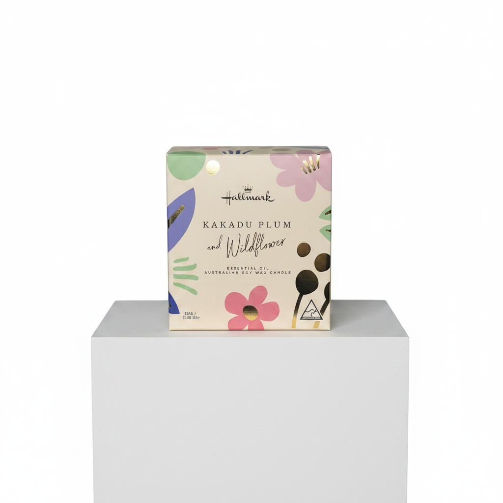 Hallmark Essential Oil Australian Soy Wax Candle - Kakadu Plum & Wildflower