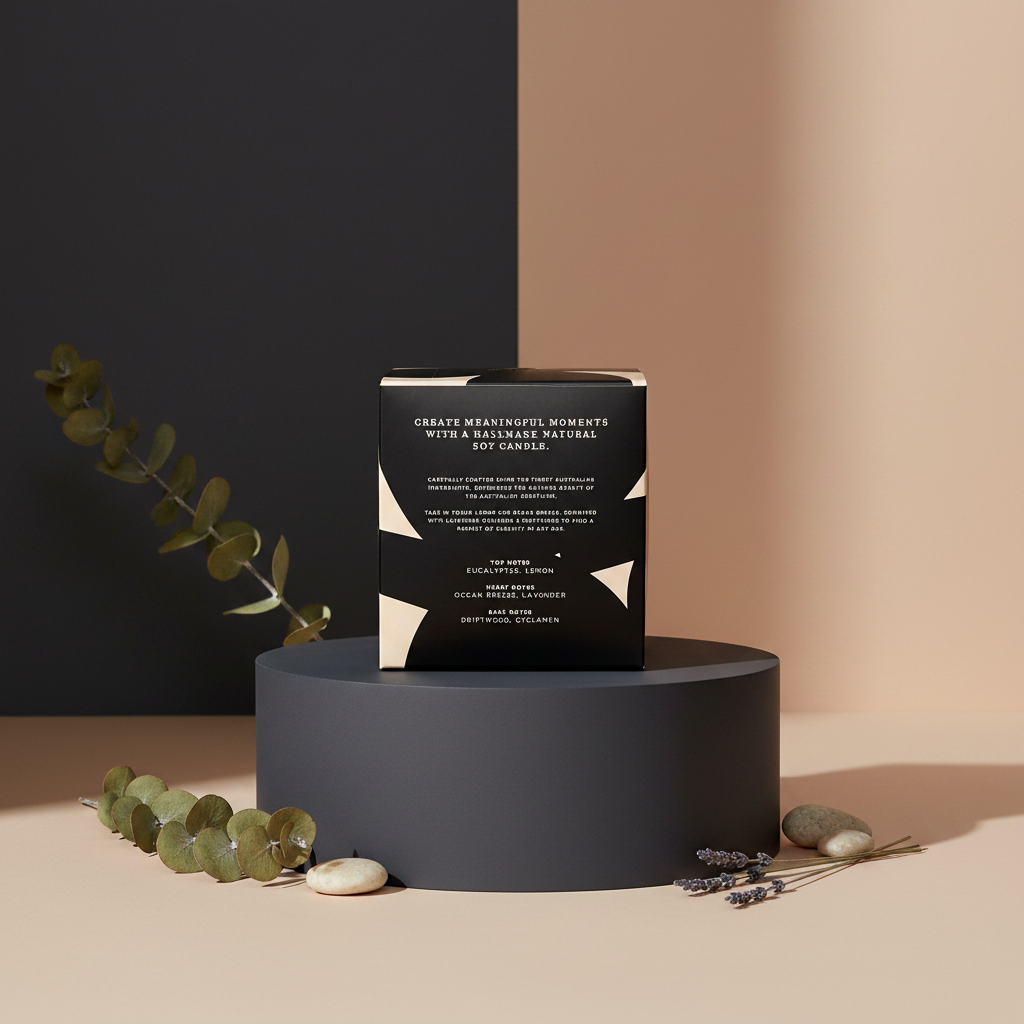 Hallmark Essential Oil Australian Soy Wax Candle - Sea Salt & Driftwood