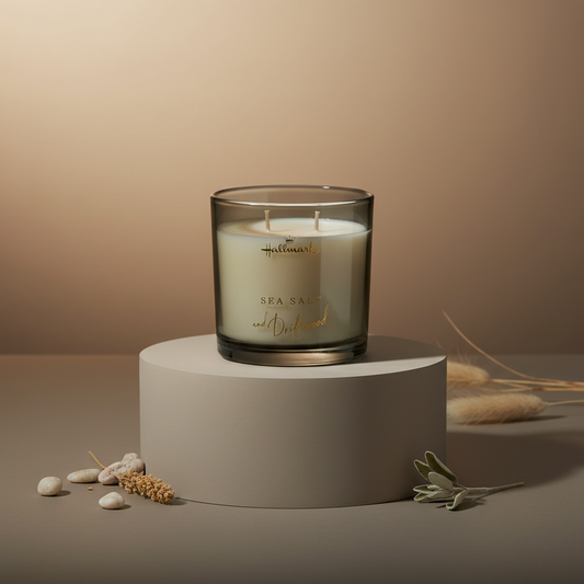 Hallmark Essential Oil Australian Soy Wax Candle - Sea Salt & Driftwood