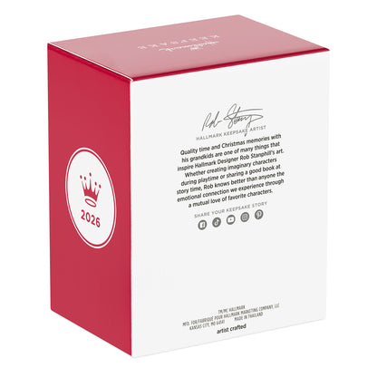 Tom and Jerry™ Hide and Seek — 2026 Hallmark Keepsake Christmas Ornament packaging, featuring a red box with artwork and details.