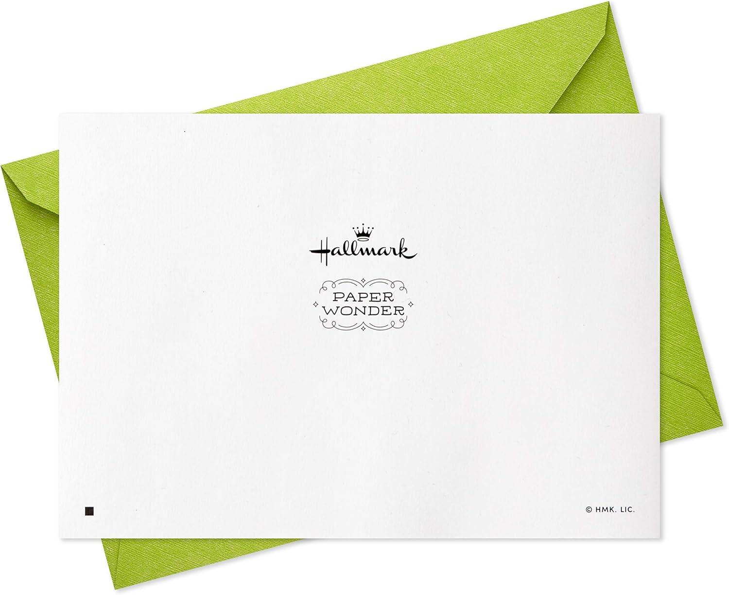Hallmark Paper Wonder Displayable Pop Up Birthday Card (Classic Car) with vibrant green envelope and logo detail.