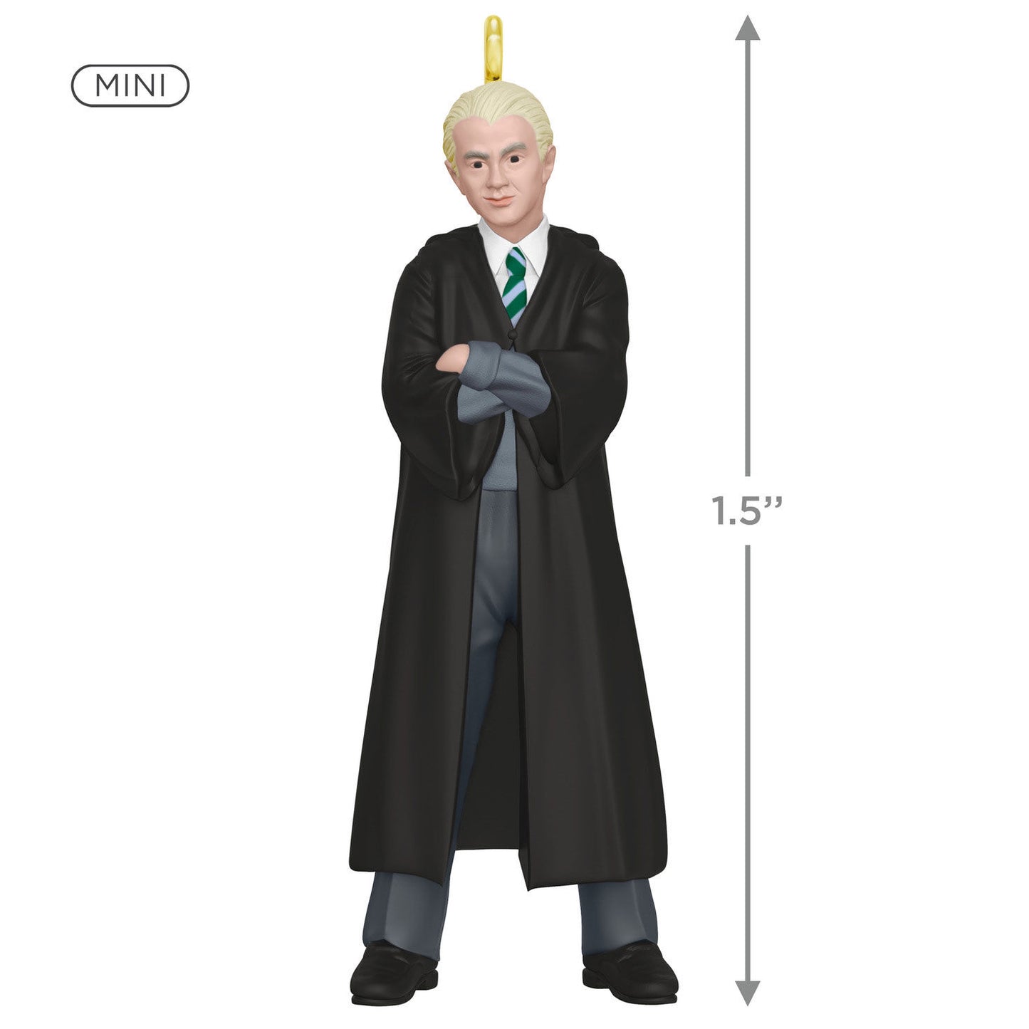 Harry Potter™ Draco Malfoy™ (Miniature) — Hallmark Keepsake Christmas Ornament, plastic figurine, 1.5 inches tall, standing pose.