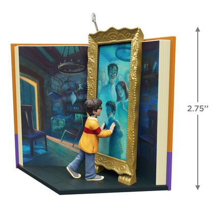 Harry Potter and the Sorcerer's Stone™, Mirror of Erised™ — 2025 Hallmark Keepsake Christmas Ornament, dimensional design showing Harry and the enchanted mirror, 7cm tall.