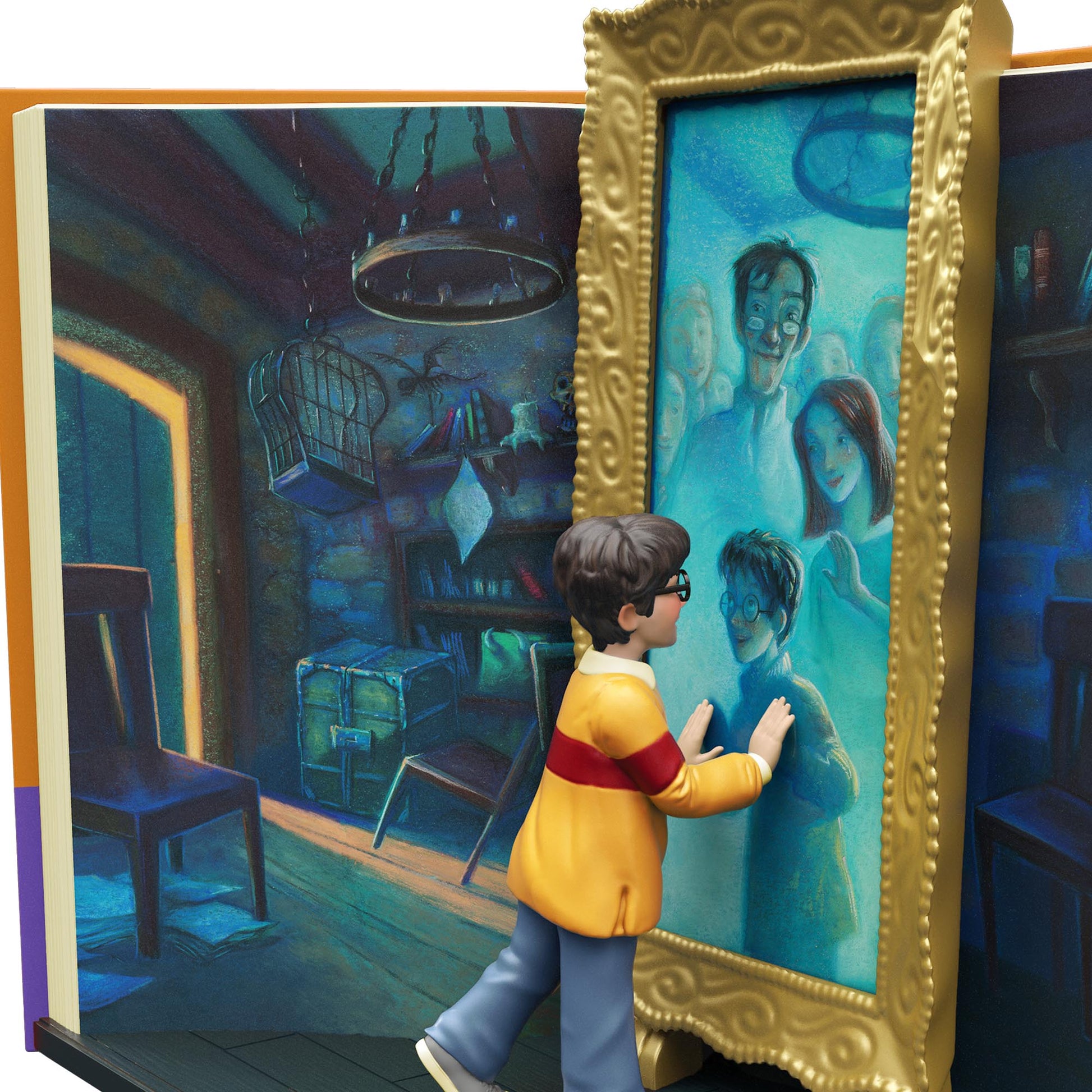 Harry Potter and the Sorcerer's Stone™, Mirror of Erised™ — 2025 Hallmark Keepsake Christmas Ornament featuring Harry touching the enchanted mirror.