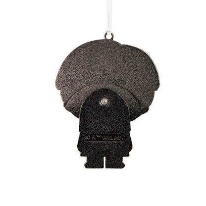 Harry Potter™ Moving Metal Hallmark Ornament featuring a black metallic design with a wiggle feature and a shiny detail.