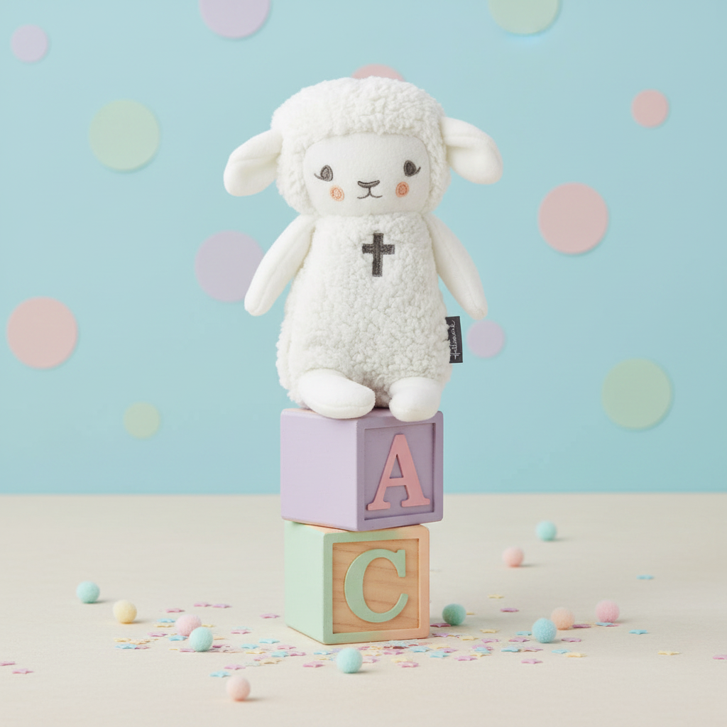 Lullaby Lamb Musical Stuffed Animal, 8.25"
