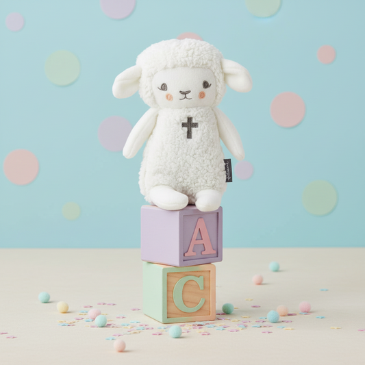 Lullaby Lamb Musical Stuffed Animal, 8.25"
