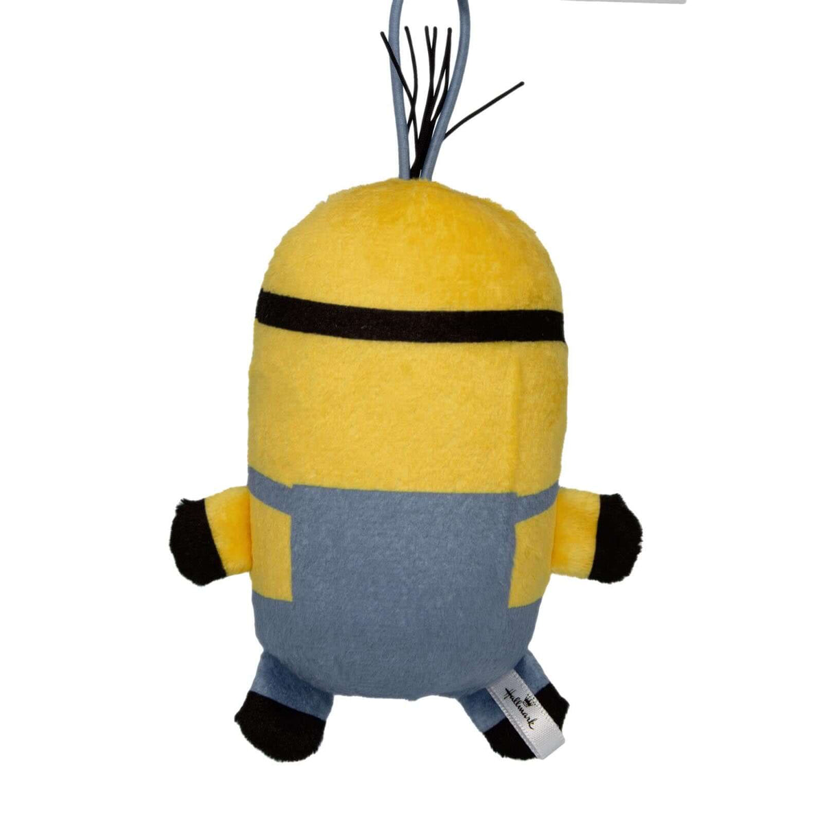 Minions Kevin, Fabric - Hallmark Christmas Ornament in plush material with stitched details, showcasing his signature blue overalls.