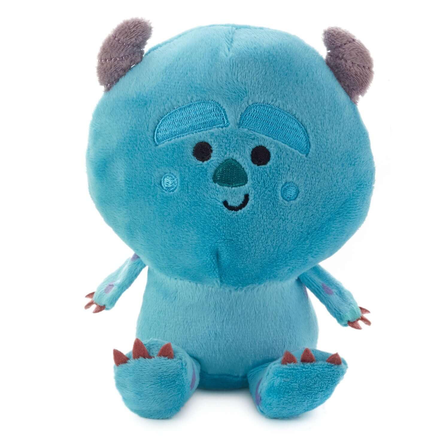 Better Together Disney and Pixar Monsters, Inc. Mike and Sulley Magnetic Plush, 6" in a close-up view showing Sulley's blue and purple features.