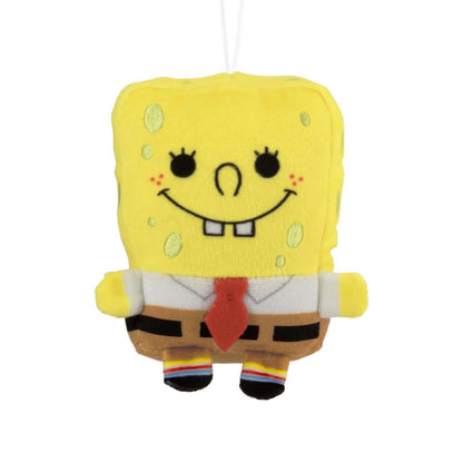 Nickelodeon SpongeBob SquarePants, fabric - Hallmark Christmas ornament, plush design, smiling character, hanging decoration