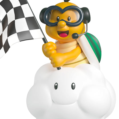 Nintendo Mario Kart™ Lakitu — 2026 Hallmark Keepsake Christmas Ornament featuring Lakitu on a cloud, holding a checkered flag.