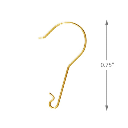 Ornament hooks (brass), set of 20 — Hallmark Keepsake Christmas ornament accessory, close-up view of a single hook.