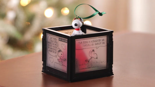 Peanuts® 75th Anniversary, Snoopy as The Flying Ace Musical Ornament — 2025 Hallmark Keepsake Christmas Ornament