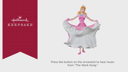 Disney, Cinderella A Lovely Dress for Cinderelly Musical Ornament — 2025 Hallmark Keepsake Christmas Ornament