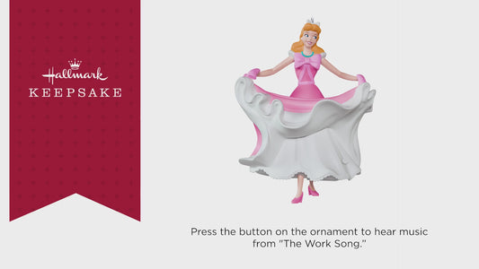Disney, Cinderella A Lovely Dress for Cinderelly Musical Ornament — 2025 Hallmark Keepsake Christmas Ornament